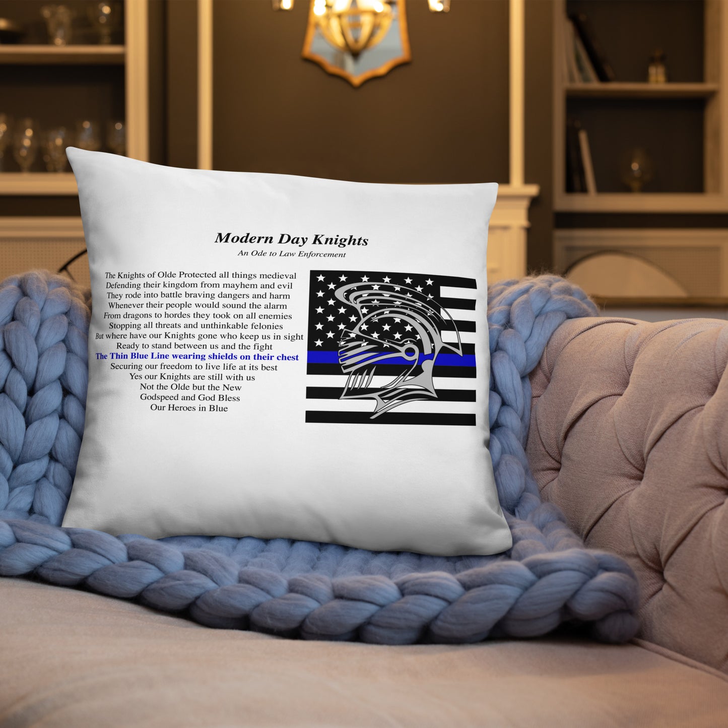 Law Enforcement Plush Pillow The Noble Wordsmith