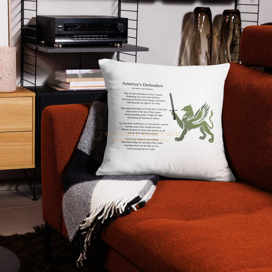 America's Defender Plush Pillow - The Noble Wordsmith