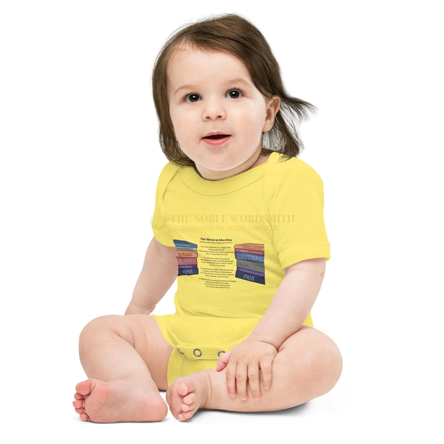 Baby Short Sleeve Onesie The Noble Wordsmith