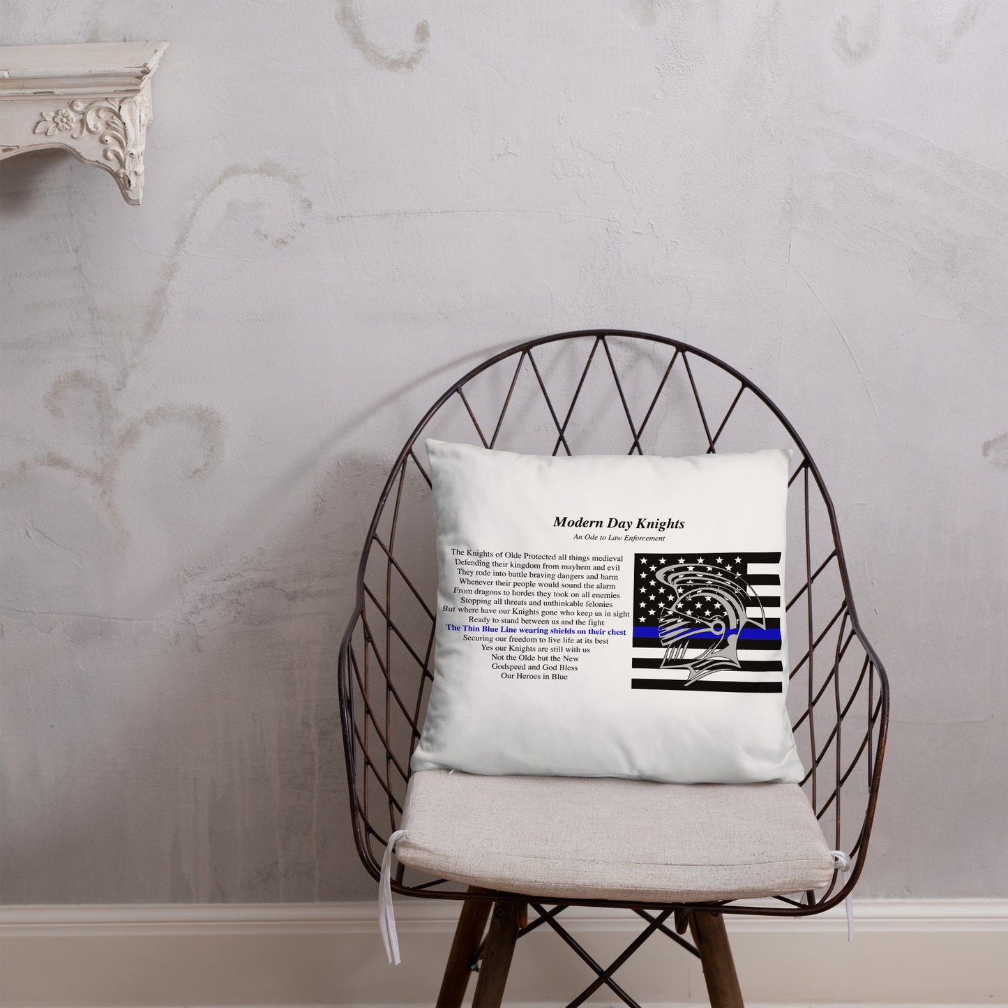 Law Enforcement Plush Pillow The Noble Wordsmith