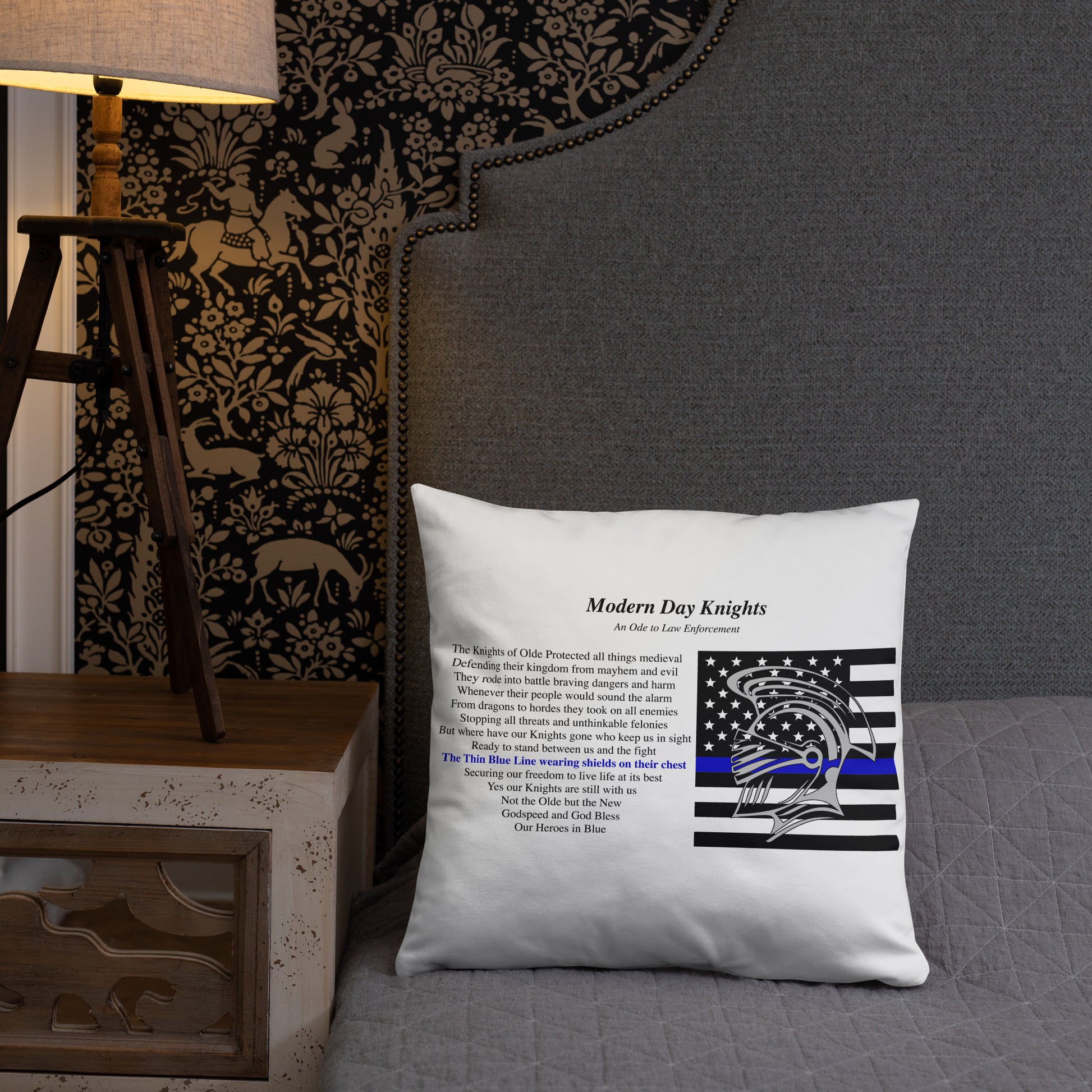 Law Enforcement Plush Pillow The Noble Wordsmith