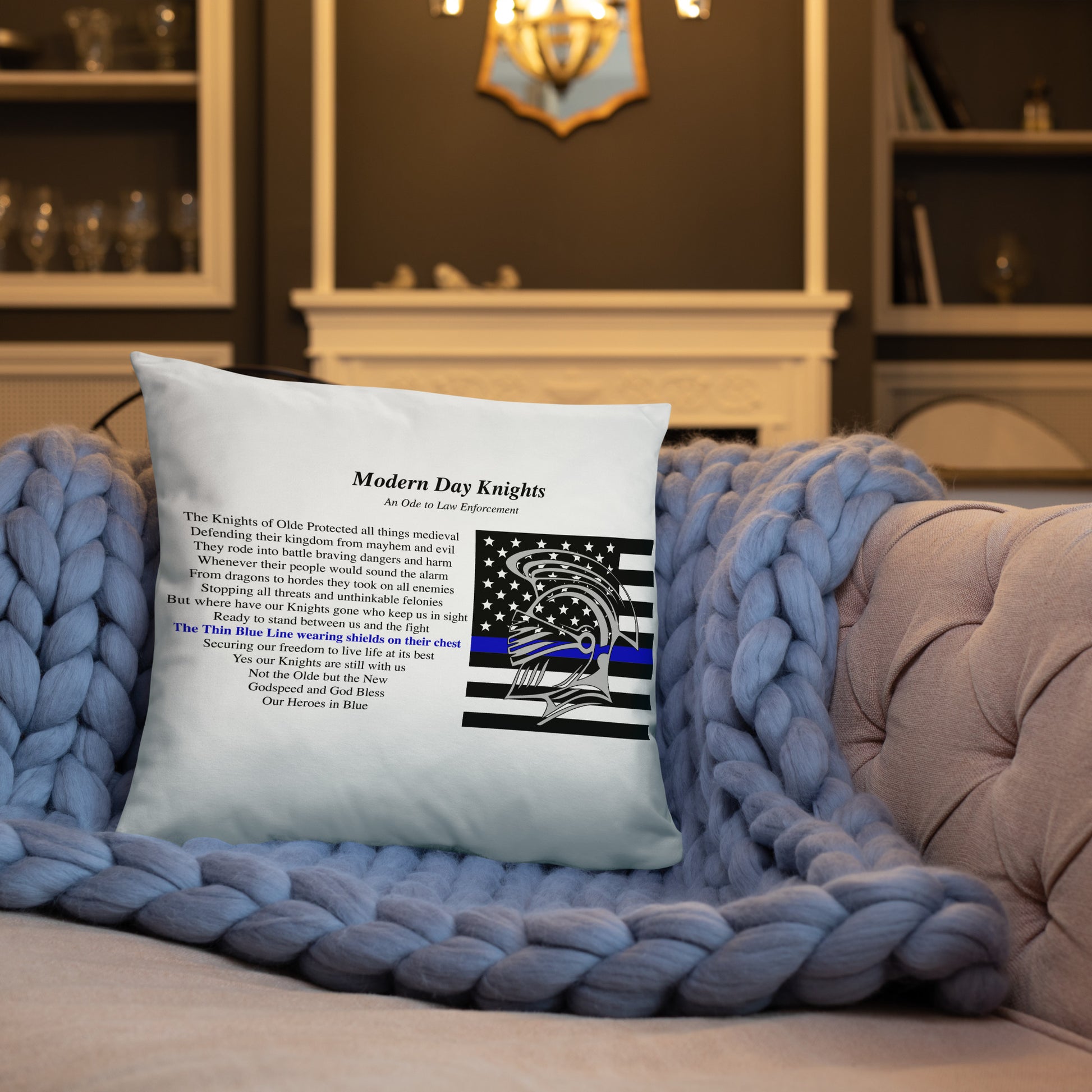 Law Enforcement Plush Pillow The Noble Wordsmith