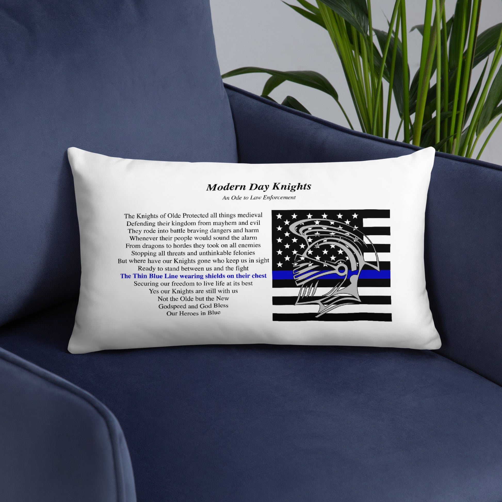 Law Enforcement Plush Pillow The Noble Wordsmith