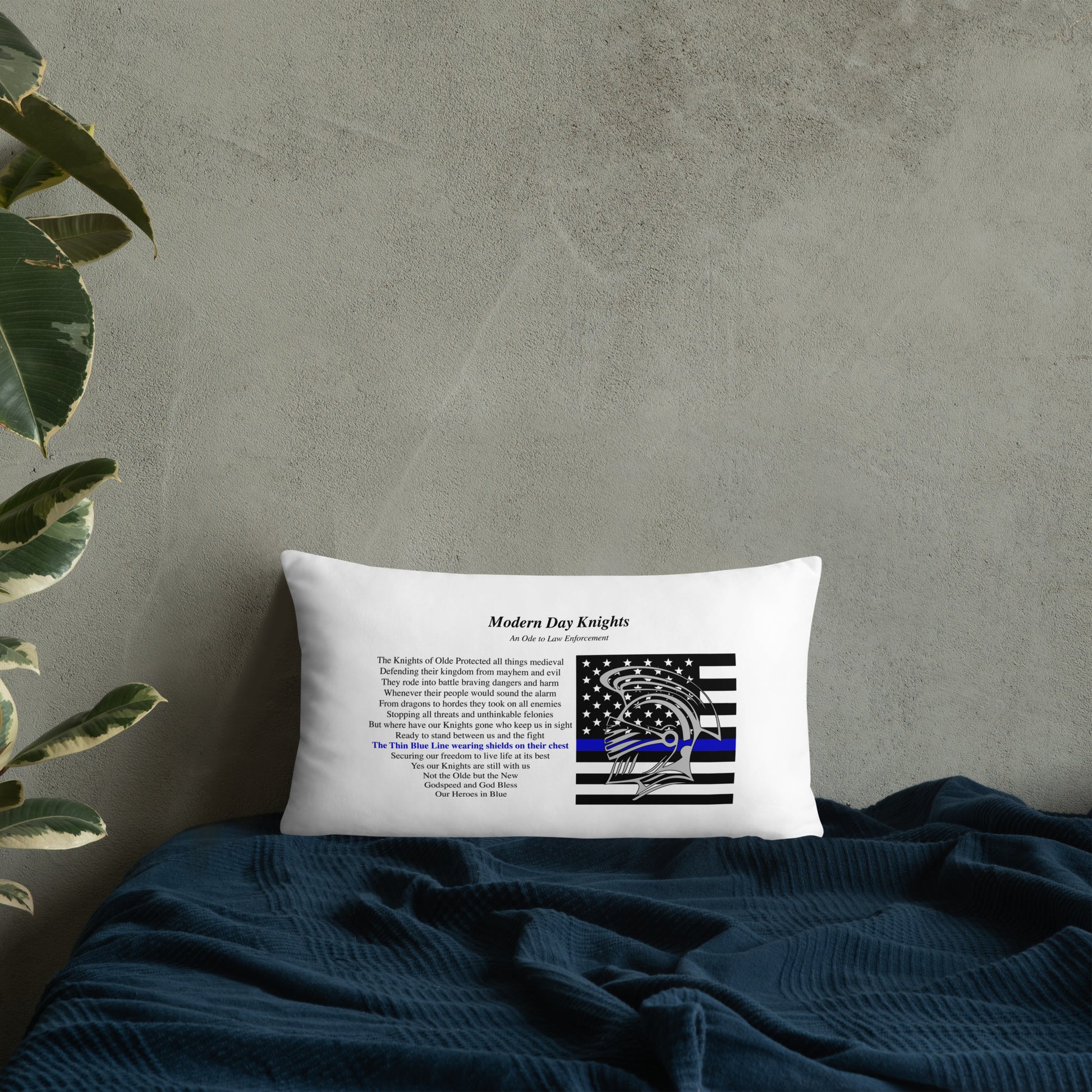 Law Enforcement Plush Pillow The Noble Wordsmith