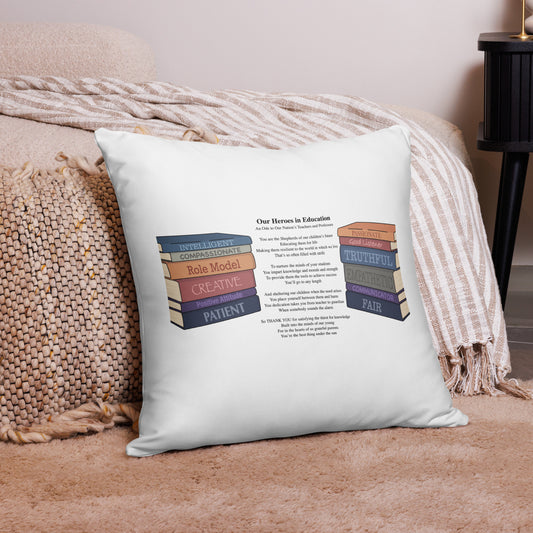 Educators Plush Pillow The Noble Wordsmith