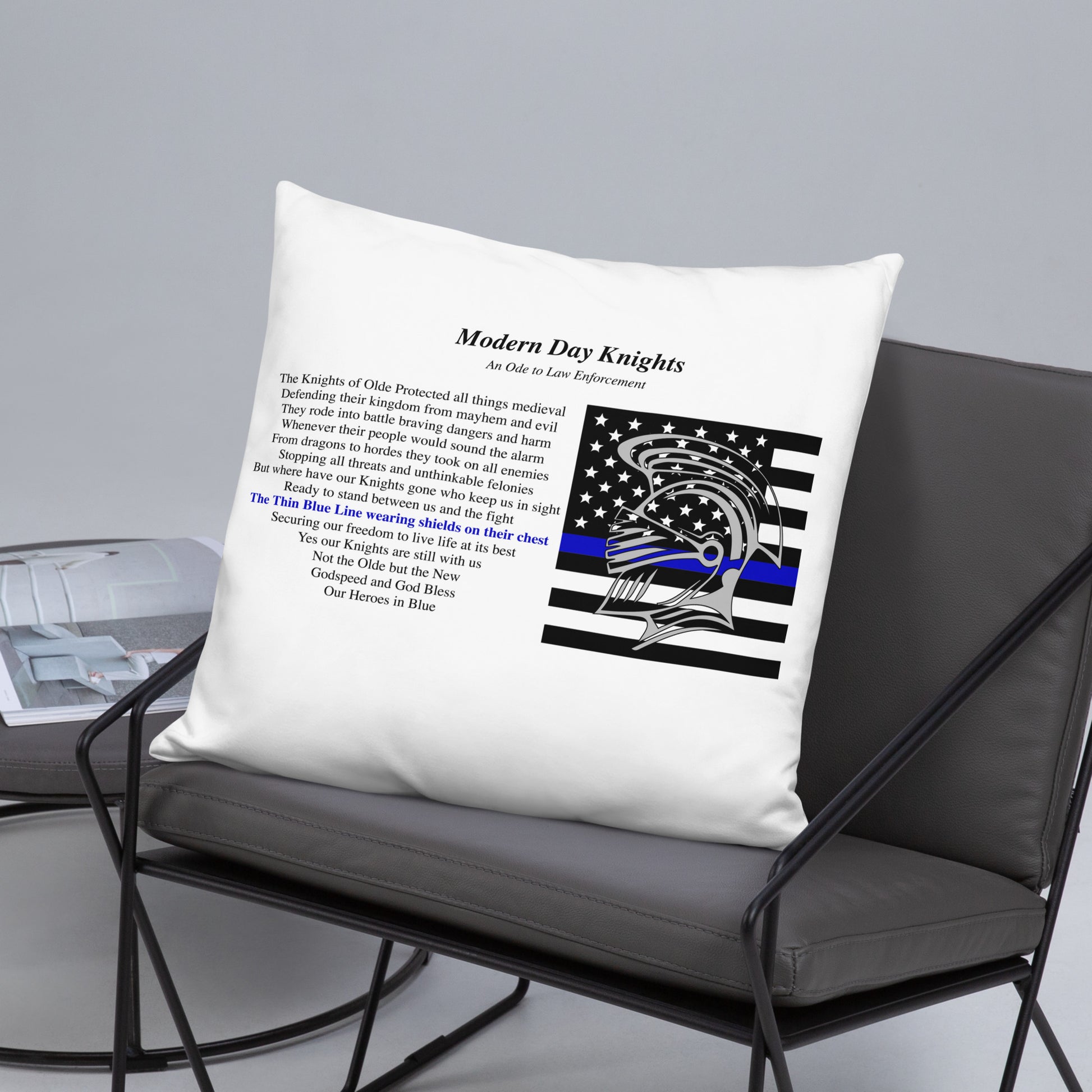 Law Enforcement Plush Pillow The Noble Wordsmith