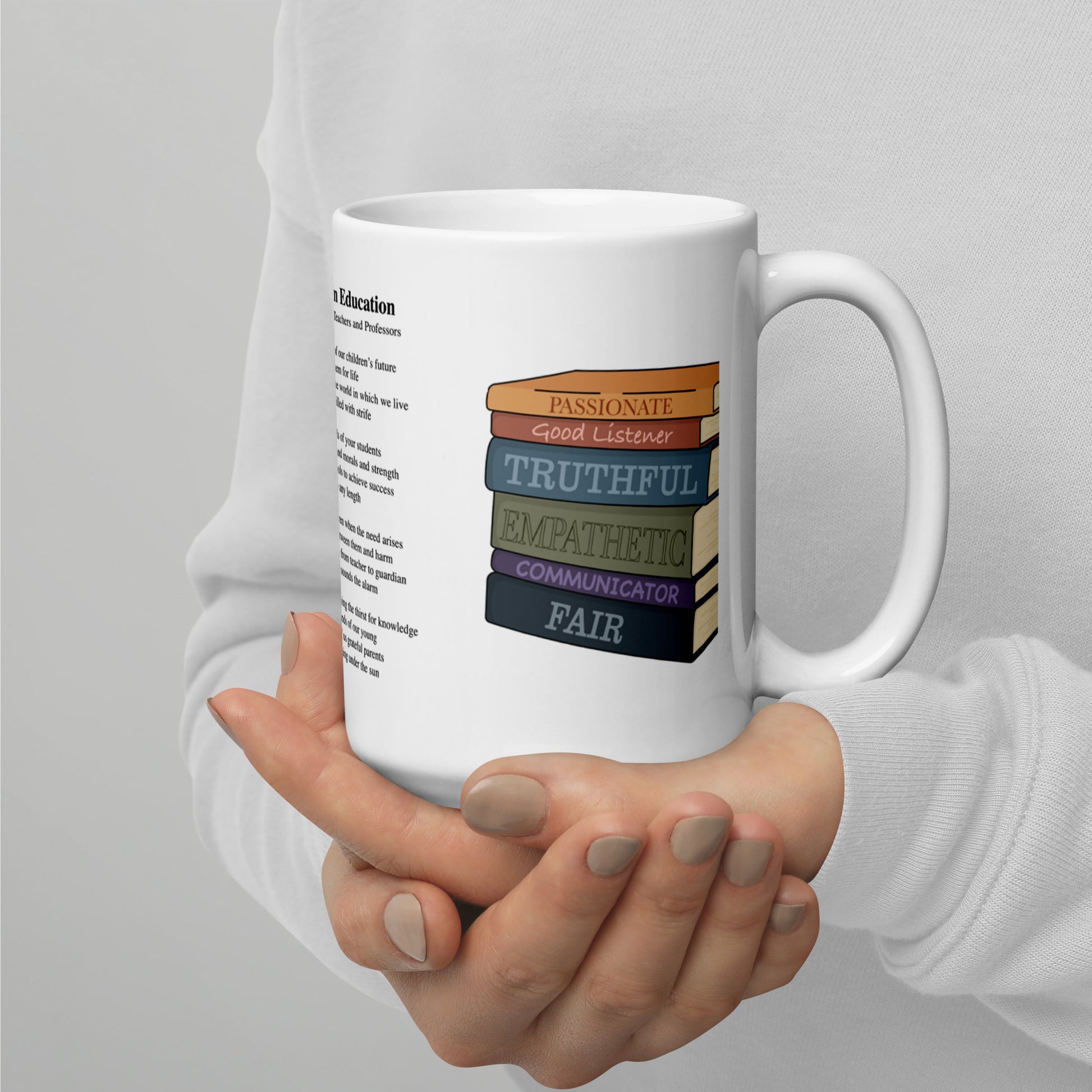 Educators Glossy Ceramic Mug The Noble Wordsmith