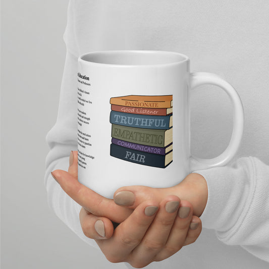 Educators Glossy Ceramic Mug The Noble Wordsmith